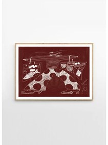 Poster 70x50 cm Sam Shopping – Lucia Tuffley – The Poster Club