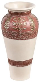 Terracotta Vaso decorativo 60 Marrone Oro SEPUTIH Beliani