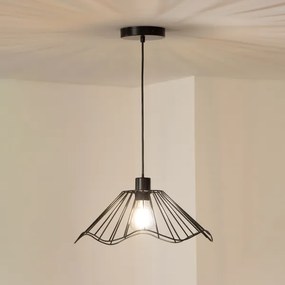 Brilagi - Lampadario LED a sospensione con cavo CERIA WIRE 1xE27/40W/230V Ø 40 cm nero