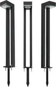 Viking - Set da 2 lampade solari a LED 1W/3,7V IP44 3000K 2000 mAh