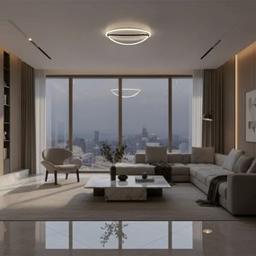 Plafoniera da soffitto HALO LED/38W/230V Ø 50 cm nera