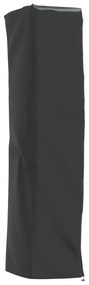 Copertura Per Stufa A Piramide Nera 58x58x228 Cm 420d Oxford /