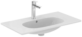 Ideal Standard Tesi T350901 Lavabo Top 80x45 con Foro centrale Bianco lucido