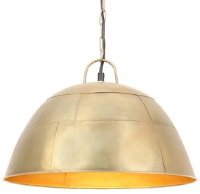 Lampada Industriale Vintage 25 W Ottone Rotonda 41 Cm E27 /
