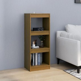 Libreria/divisorio miele 40x30x103,5 cm legno massello di pino