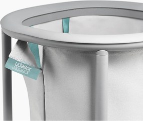 Cesta per il bucato grigio chiaro in tessuto 50 l Duo – Joseph Joseph