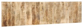Testiera 200 cm in legno massello di mango grezzo