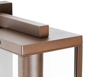 Lanterna da parete industriale marrone ruggine IP44 - Charlois