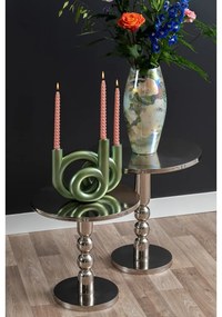 Tavolo rotondo in metallo ø 39,5 cm Sheen - Leitmotiv