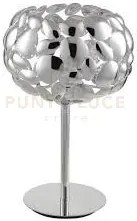 Lumetto dioniso cromo 1 luce attacco e27 22x22x34,5cm in metallo