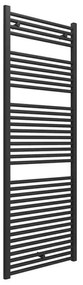 Termoarredo scaldasalviette 500x1703 nero opaco con interasse 45 cm