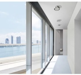 Azzardo AZ4390 - Lampada da incasso a LED per bagno KASTORIA 7W/230V IP44 oro