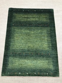 Loribaft Tappeto persiano 140 x 100 Verde (Iran) Annodato A Mano