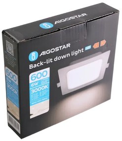 Aigostar - Lampada da incasso LED/6W/230V 3000K 12x12 cm bianca