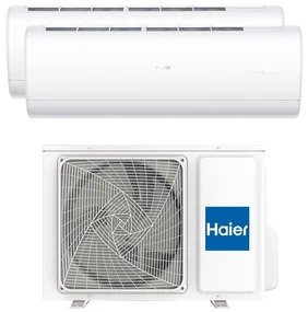 Condizionatore a muro multisplit HAIER Jade 9 + 9 14000 BTU 4 KW classe raffreddamento A+++ classe riscaldamento A++