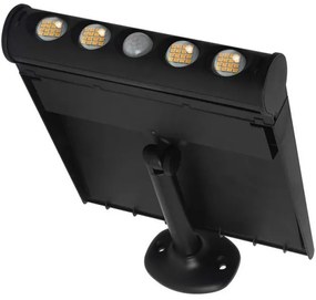 Lampada solare da parete LED 8W 3,7V IP65 6000K 4000mAh con sensore
