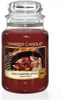 Crisp campfire apples, candela in giara grande Yankee Candle