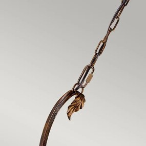 Feiss FE-SONOMAVALLEY-P - Lampadario a sospensione con catena SONOMA VALLEY 1xE27/60W/230V