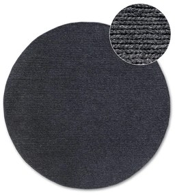 Tappeto rotondo grigio scuro in lana tessuto a mano ø 160 cm Francois - Villeroy&amp;Boch