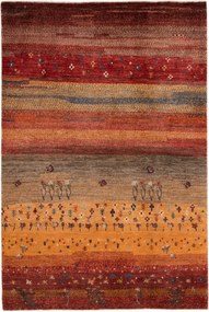 Loribaft Tappeto persiano 120x180 Rosso (Iran) Annodato A Mano