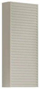 Pensile bagno Pixel laccato opaco grigio pastello, 1 anta apertura da sinistra P 17 x L 30 x H 80 cm