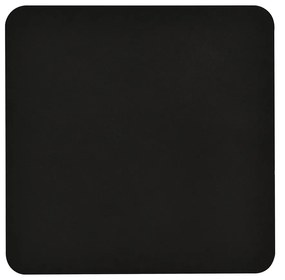 Applique Minimal Quadrata 1 Luce Indiretta Agni In Acciaio Nero