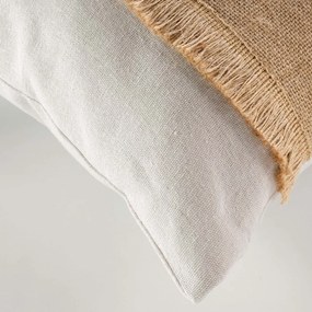 Cuscino decorativo in juta 45x45 cm Rico - douceur d'intérieur