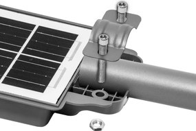 Armatura LED Solare 1000 lm Autonomia 12 ore con Telecomando e Braccio Colore Bianco Naturale 4.000K