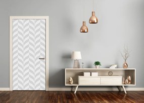 Adesivo per porta interna Sfondo geometrico 95x205 cm