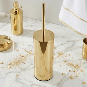 Spazzola per WC mettalico B106 GOLD
