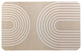 Tappetino per il bagno marrone chiaro 50x80 cm Adriel – douceur d'intérieur