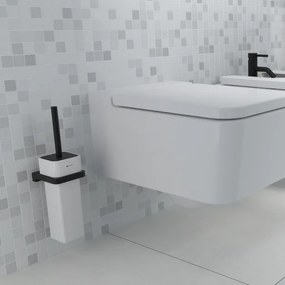 NIMCO MAC 29094K-90 - Scopino a parete MAYA bianco/opaco nero