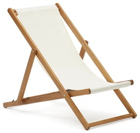 Kave Home - Amaca pieghevole da esterno Adredna in legno massello di acacia beige FSC 100%