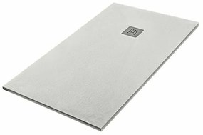 Piatto doccia su misura 80x80 Karen in resina ghiaccio effetto pietra