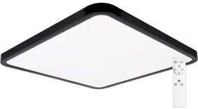 Top Light - Plafoniera LED REVIT LED/50W/230V 3000-6500K 50x50 cm black+RC