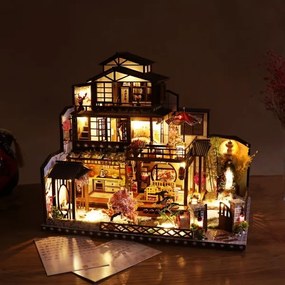 2Kids Toys - Miniatura villa Sakura elegante, 2xAAA