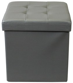 ZARA - pouf quadrato in ecopelle