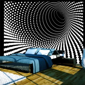 Fotomurale  Abstract background 3D  Colore bianco e nero, Dimensioni e Misure 250x193