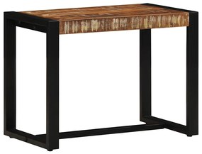 Panca Multicolore 60x35x45 Cm İn Legno Massello Recupero /