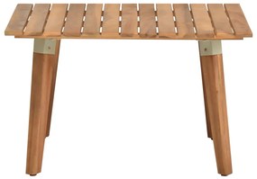 Tavolino da caffè per giardino 60x60x36 cm legno di acacia