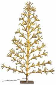 Albero di Natale Dorato Metallo Plastica 120 cm