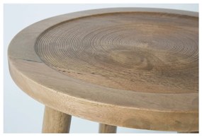 Tavolino in legno di mango , ⌀ 60 cm Dendron - Zuiver