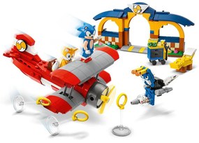 Laboratorio di Tails e Aereo Tornado di Sonic Lego