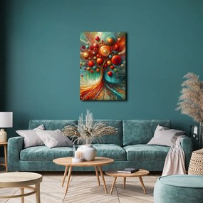 Quadro su tela – Radici e chioma in movimento