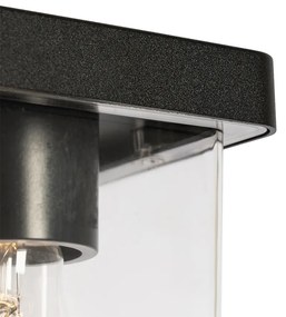 Lampada da parete moderna per esterni nera IP54 - Chimay