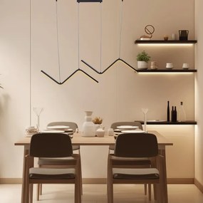 Aigostar - Lampadario LED a sospensione con filo LED/23W/230V 2700K