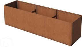 PRIMEYARD 300 x 80 x 80 cm Orto rialzato, acciaio corten, look ruggine - (GFPV01093)