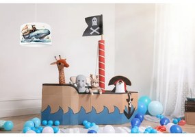 Lampadario per bambini OCEAN 1xE27/60W/230V