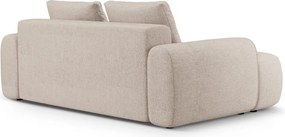 Divano marrone chiaro 200 cm Linz – Cosmopolitan Design