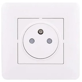 Solight 5B142 − Presa SLIM PUSH, bianca